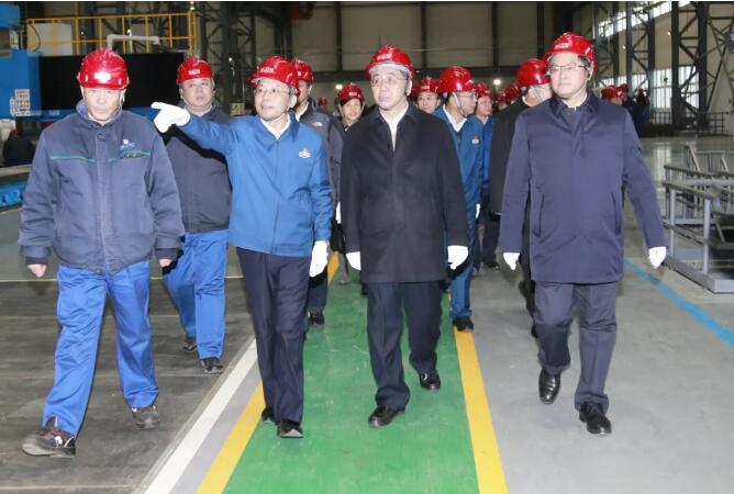 雷凡培、楊金成到渤船集團調研