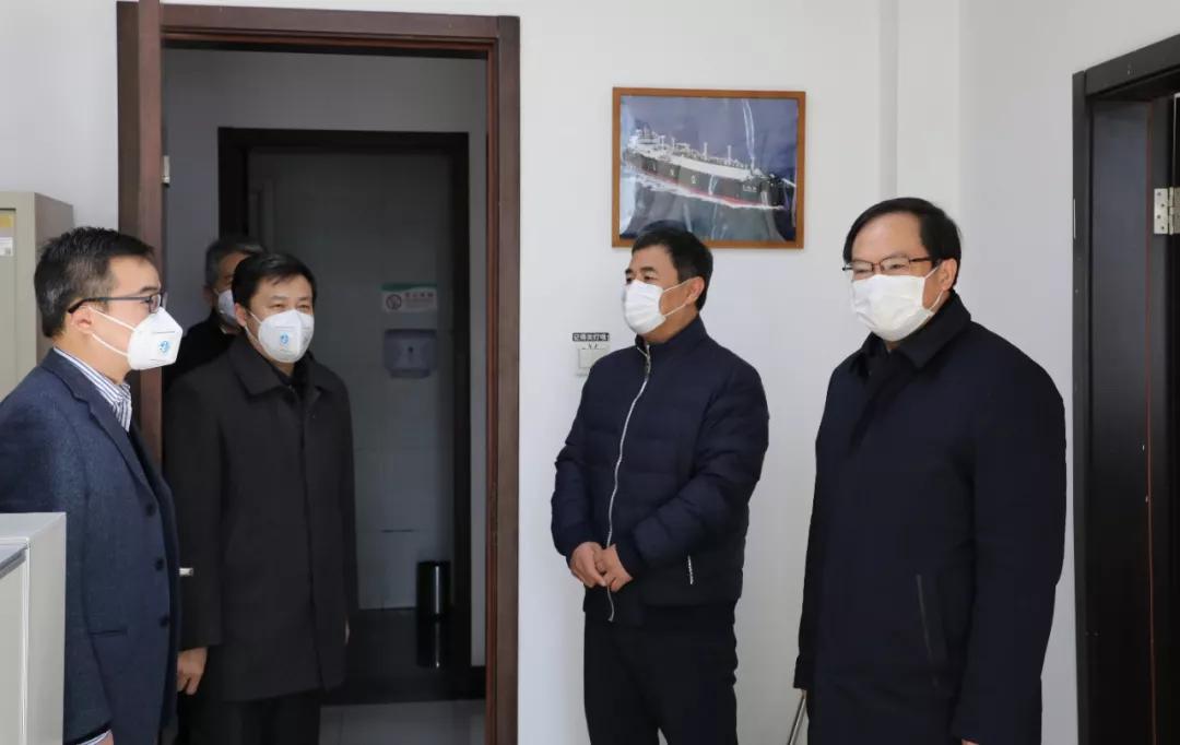 楊金成到長城電子、綜合院檢查指導疫情防控和復工復產工作